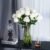 Long Stem Artificial Rose (White)