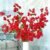 Artificial Bougainvillea Floral Stems Red